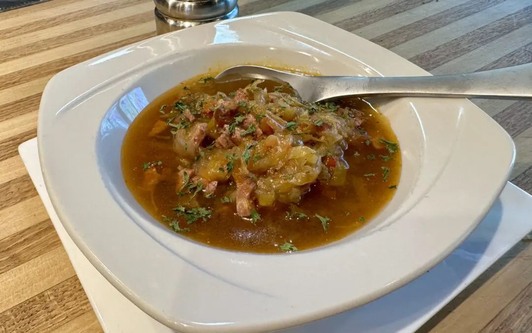 Smoked Kielbasa & Cabbage Soup