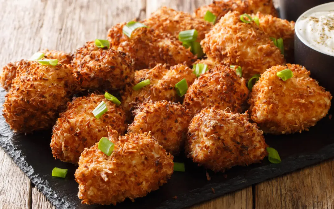 Crispy Coconut Chicken Nuggets with Zesty Orange Sauce