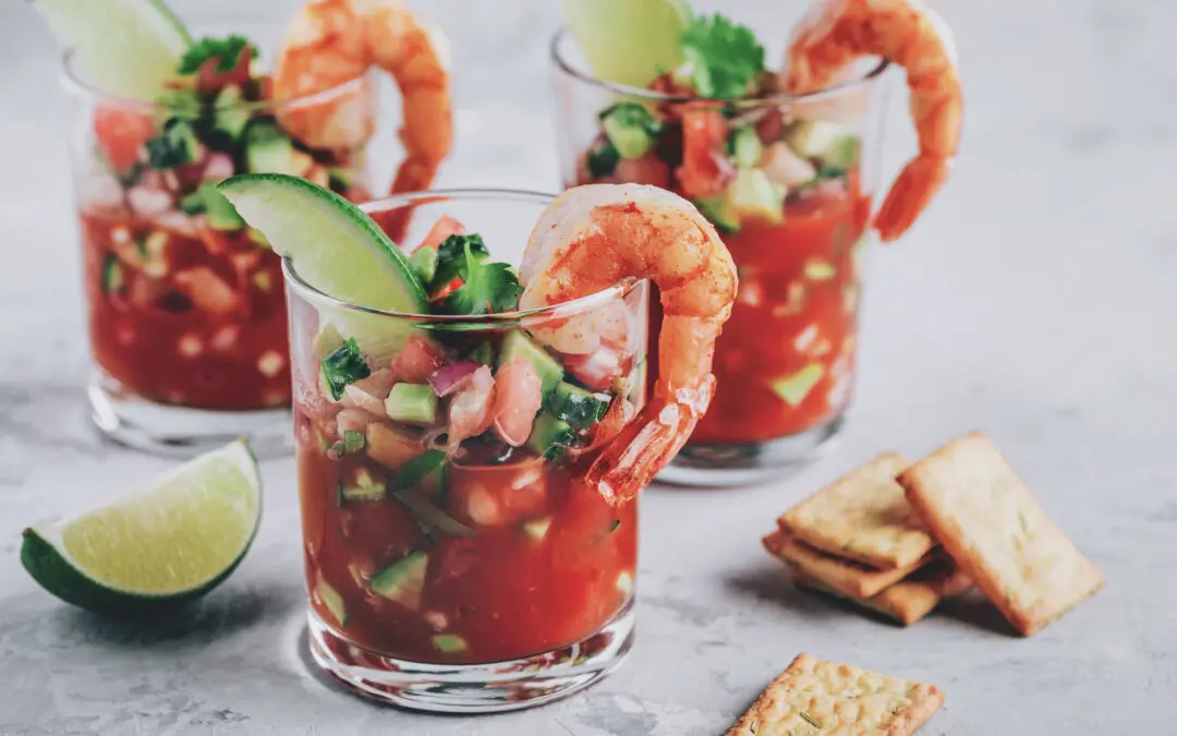 Gazpacho Shrimp Cocktail
