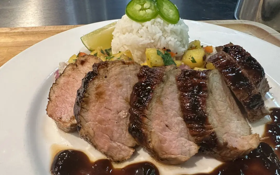 Char-Grilled Mongolian Pork Tenderloin