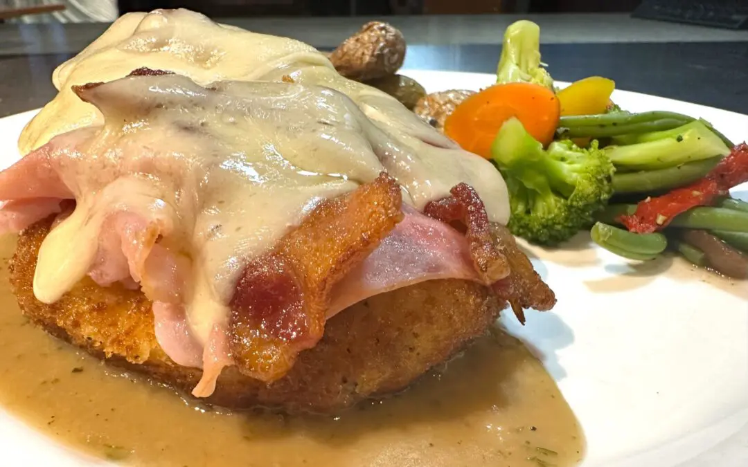 Chicken Cordon Bleu Melt with Bacon