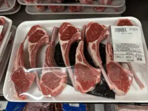 Cattleman's frozen lamb rib chops