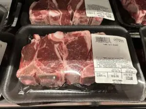 Frozen lamb loin chops