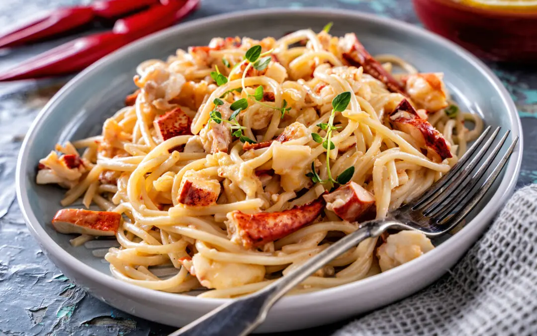 Creamy Lobster Fettuccine