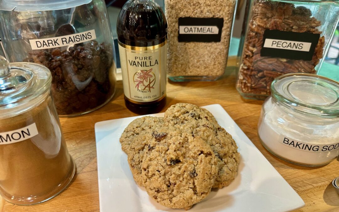 Oatmeal Raisin Cookies with Pecans