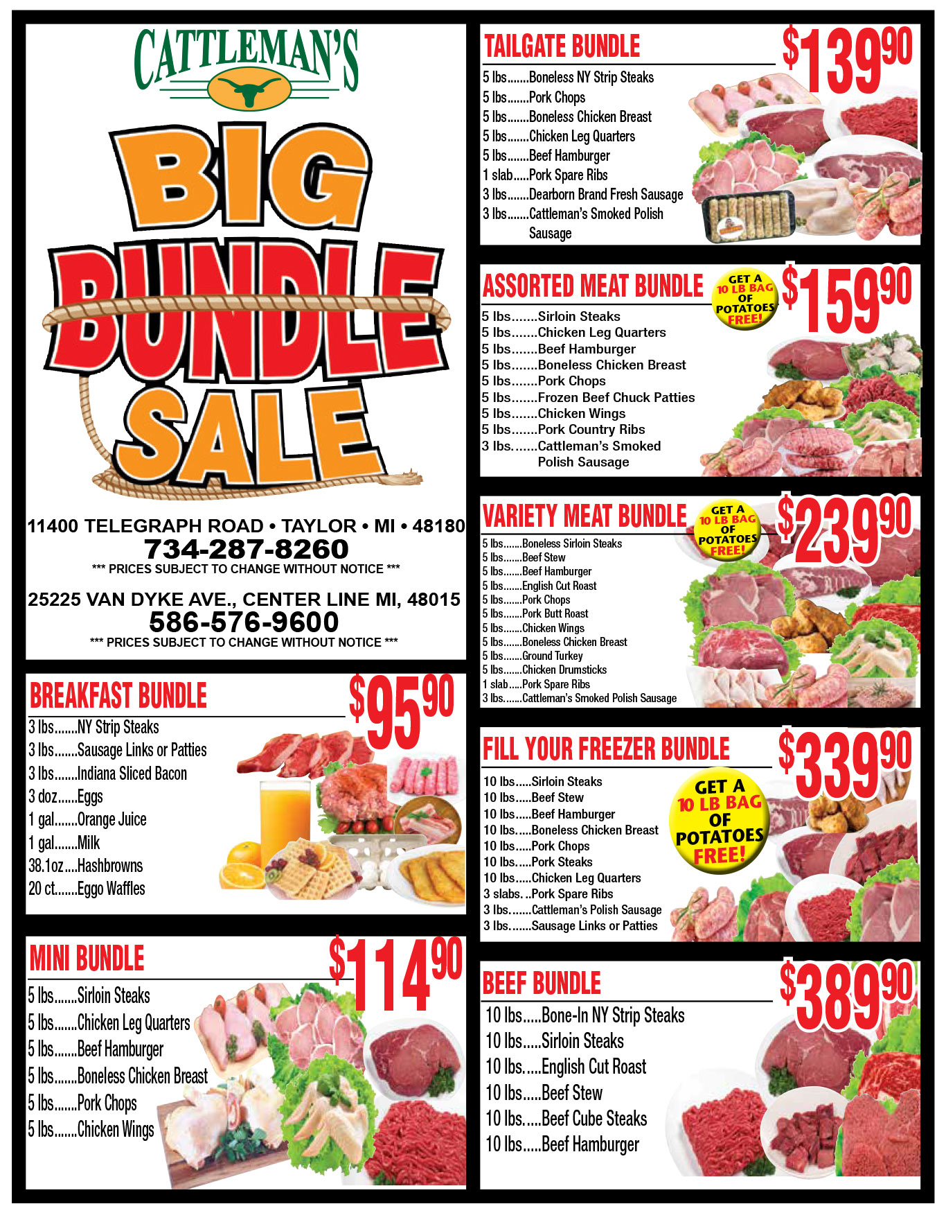 Cattlemans Big Bundle Sale Flyer