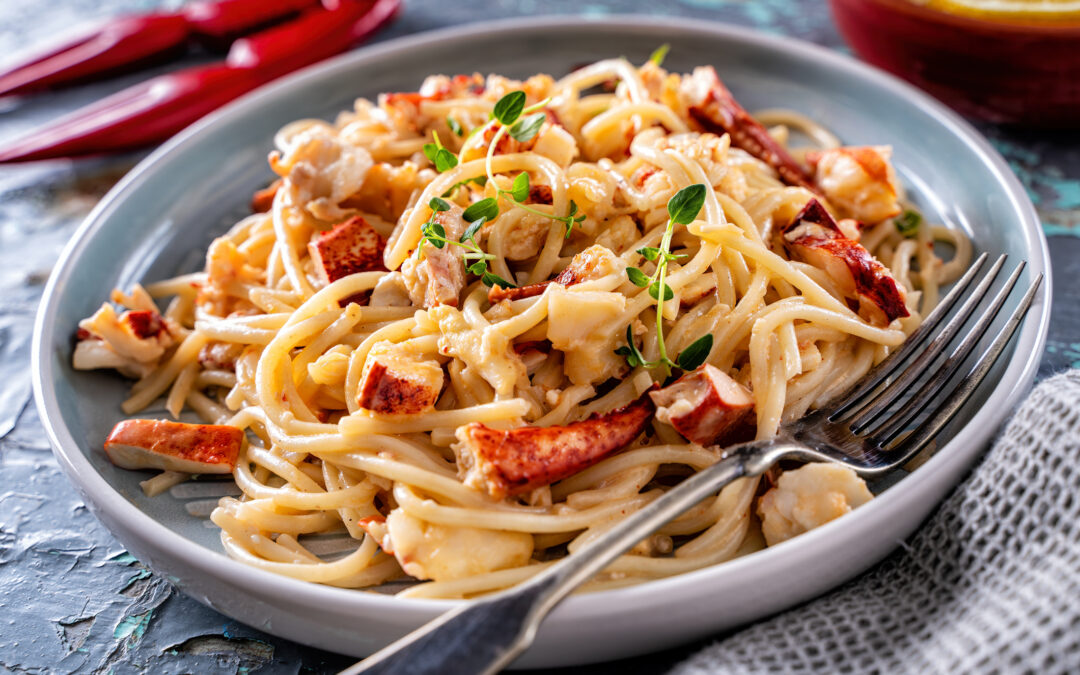 Creamy Lobster Fettuccine