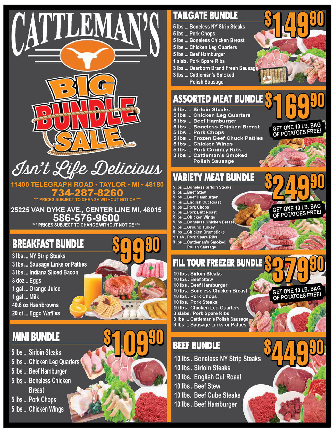 Cattlemans Big Bundle Sale Flyer