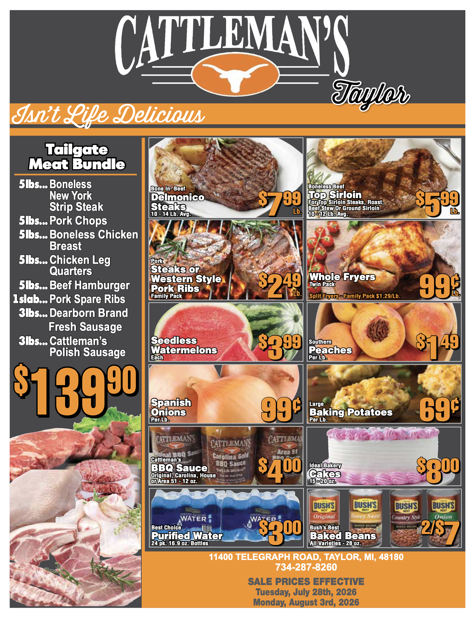 Cattleman's Meats Weekly Special Taylor