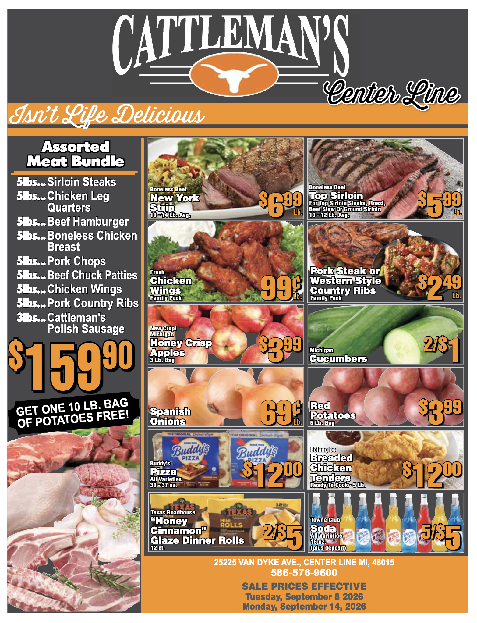 Cattleman's Meats Weekly Special Centerline