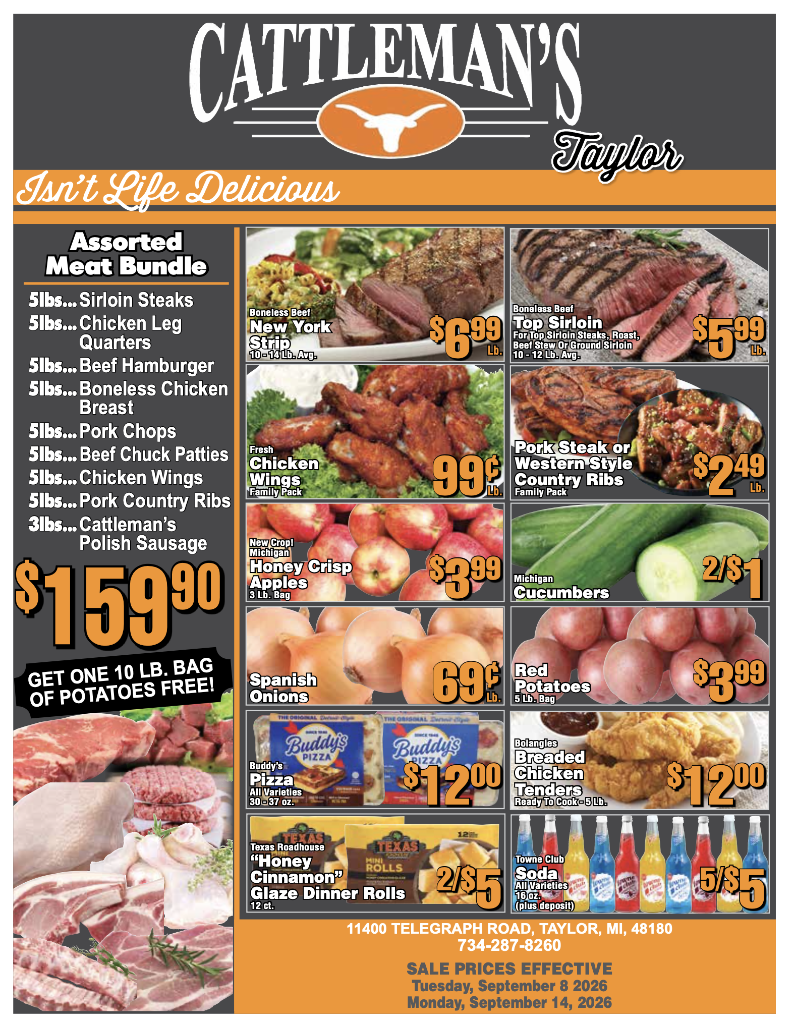 Cattleman's Meats Weekly Special Taylor