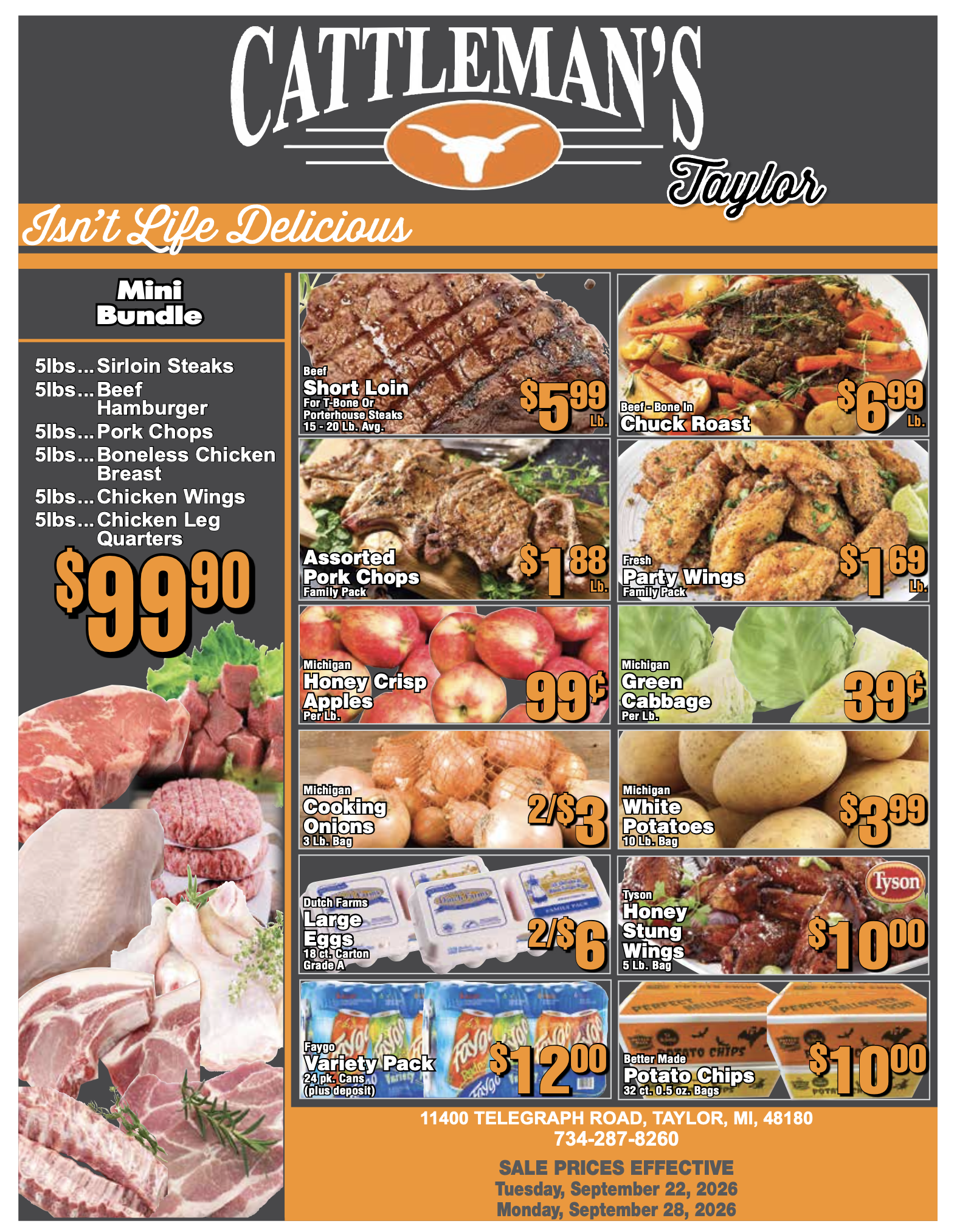 Cattleman's Meats Weekly Special Taylor