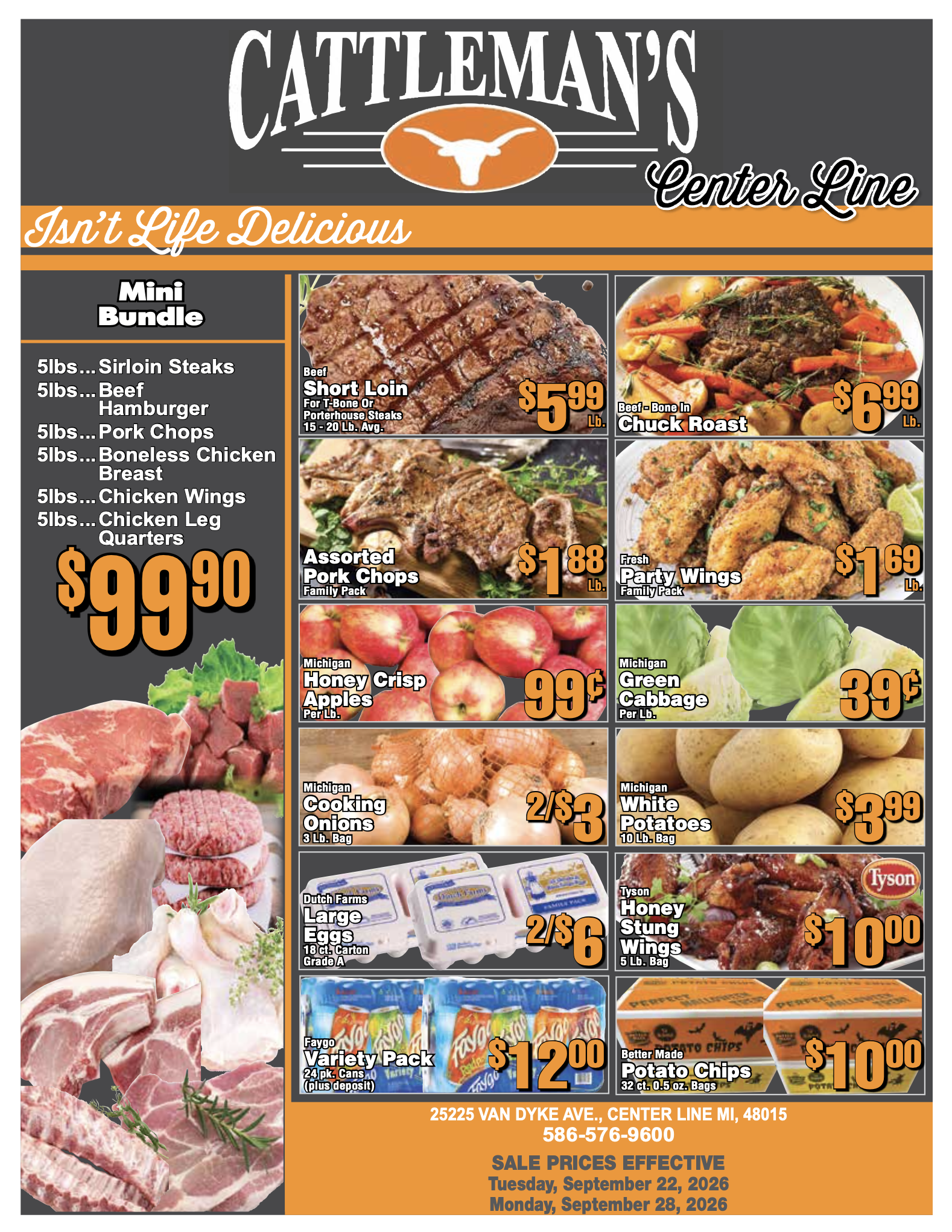 Cattleman's Meats Weekly Special Centerline