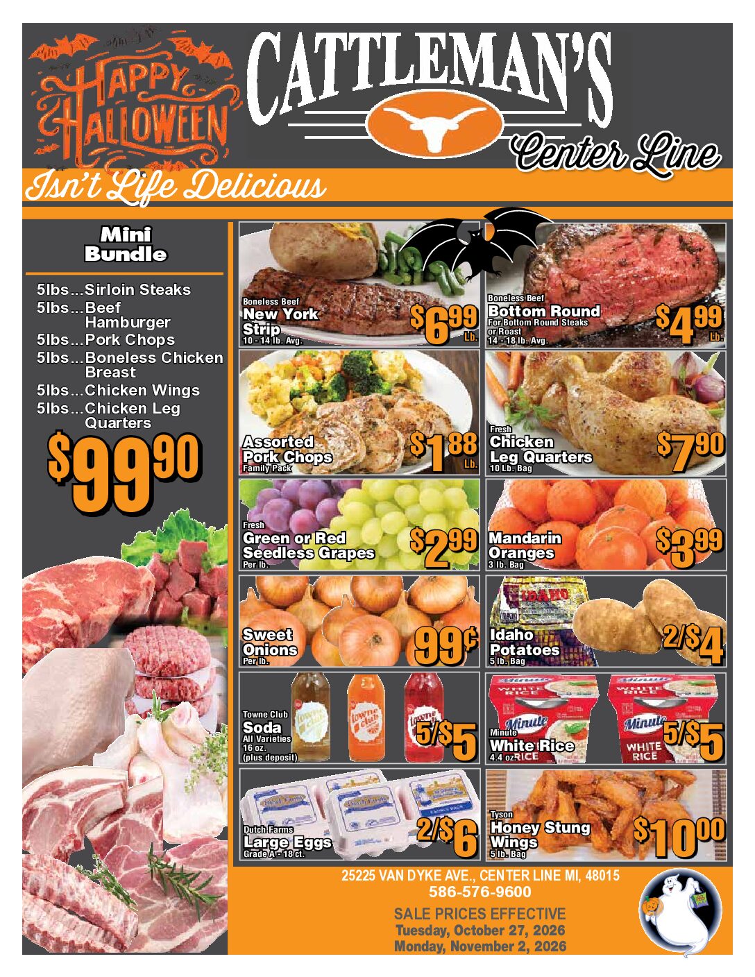 CattlemansAdCENTERLINE-Oct27-Nov2 Cattleman's Meats Weekly Special Centerline