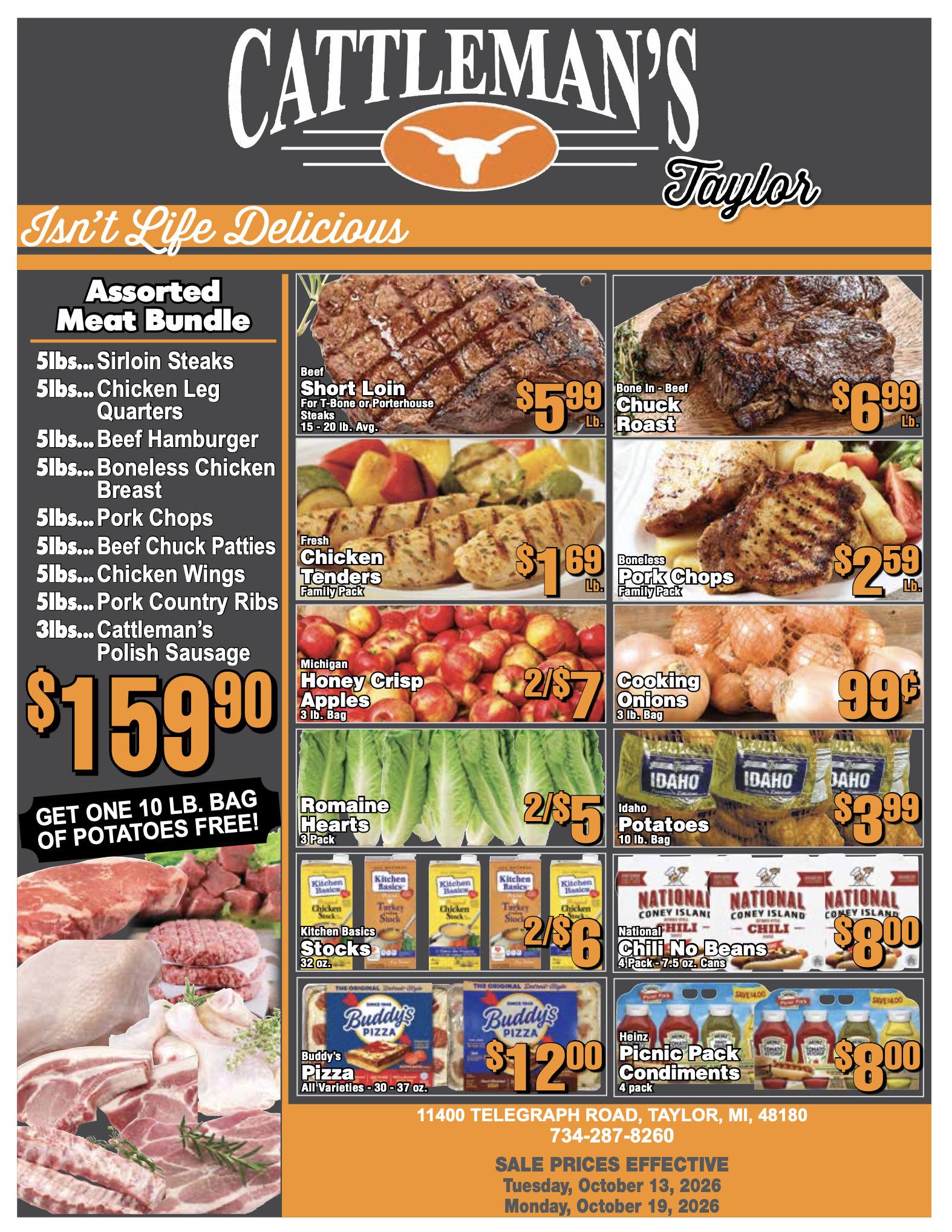 Cattleman's Meats Weekly Special Taylor