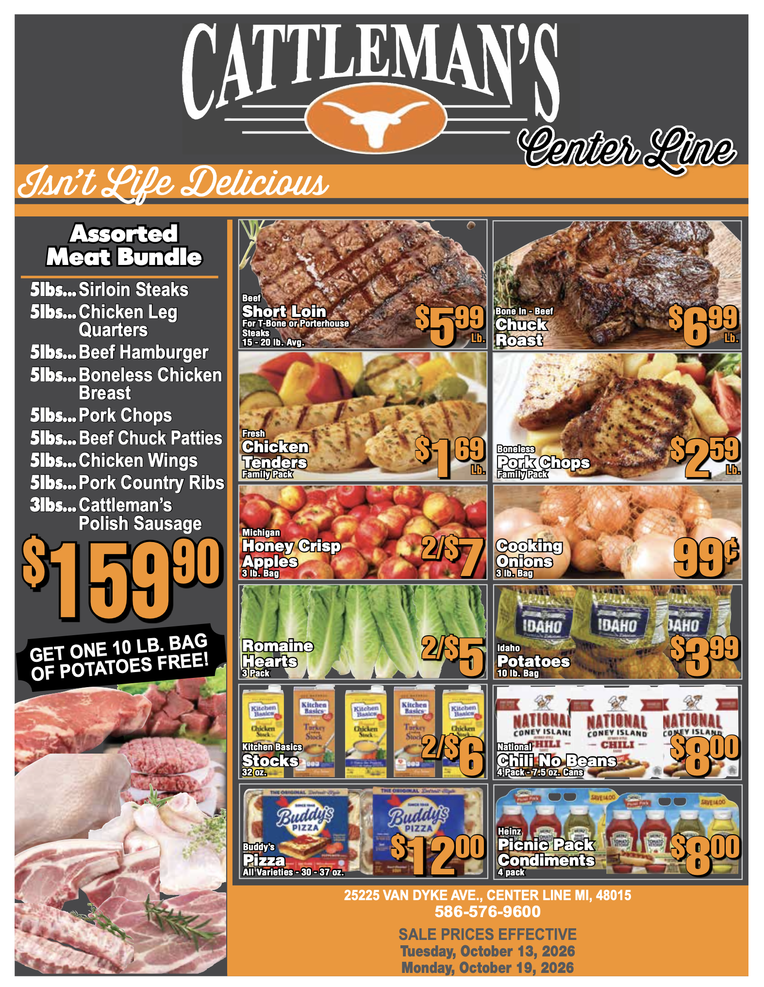 Cattleman's Meats Weekly Special Centerline